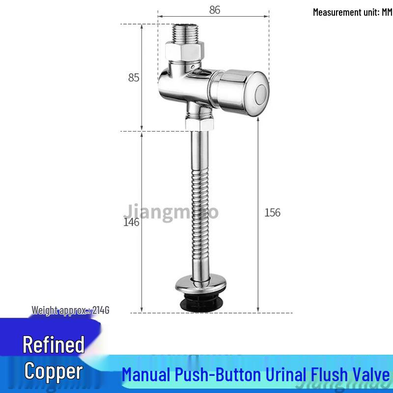 MDNG Messing Manuelles Urinal-Spülventil