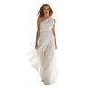 Chiffon Tiered Ruffle Dress Summer One for Women Shoulder