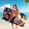 Demon Slayer Cartoon Beach Towel Cute Kawaii Room Decor Bath Girls Children Hand Towels For Bathroom Shower