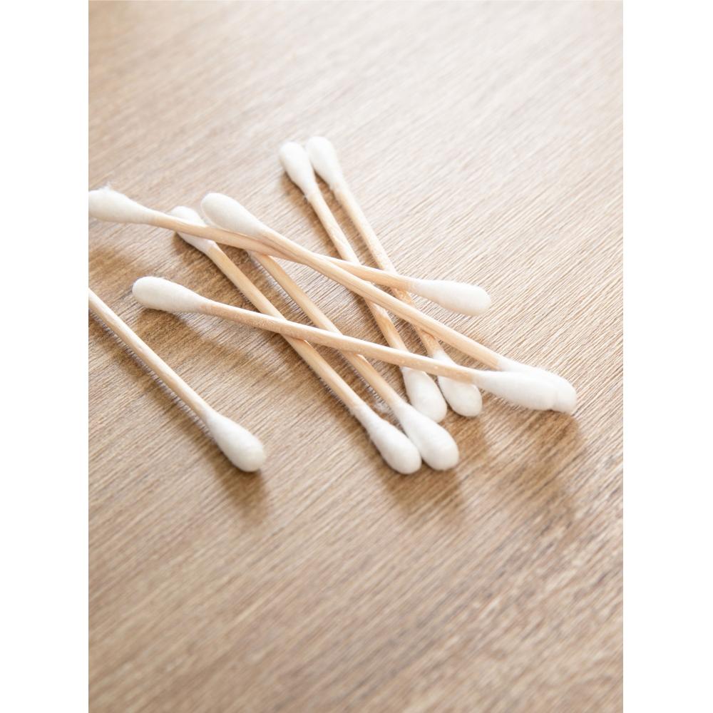 Daiso Square Case Wooden Swab 800p