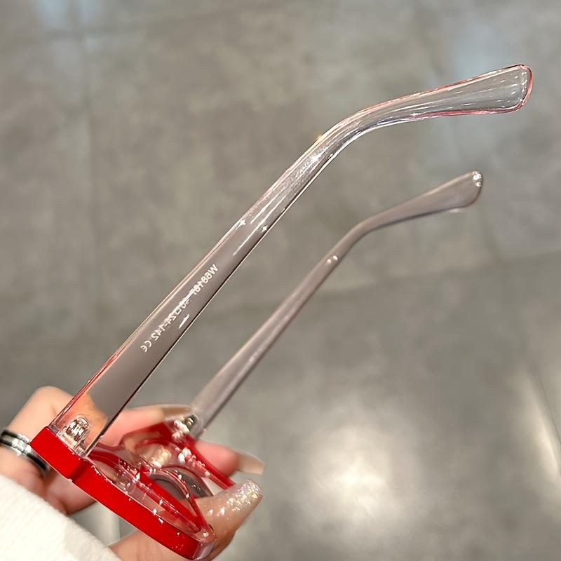 Anime Square Clear Lens Glasses Candy Color Cosplay Costume Decorative Glasses Computer Spectacles For Women Men