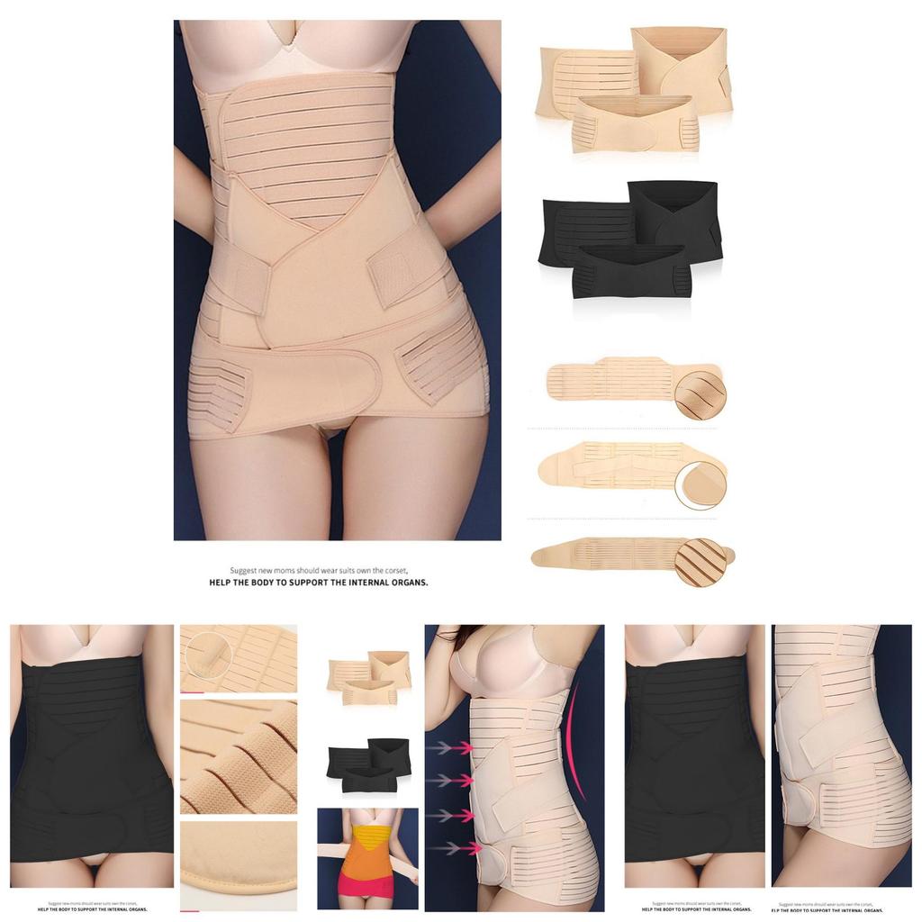 Brand Name Product Name Postpartum Abdominal Binder Three-piece Set For Maternity Women Suitable For Natural And C-section Delivery