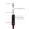 Cigarette Lighter Plug Extension Cable with Bullet Terminal and Customizable Length