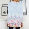 Plus Size Ladies Crew Neck Long Sleeve T Shirt Soft Baggy Tops For Home Relax And Outdoor Walking