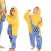 Piżama dla dzieci dziecięca kigurumi onesie kostium minionek żółty 115-125