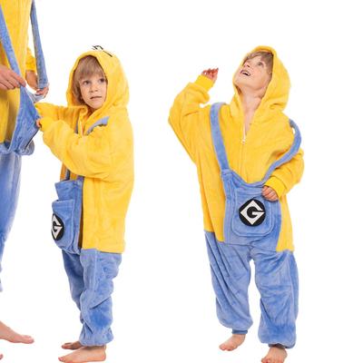 Children's Pyjamas Kigurumi Onesie Costume Minion Yellow 105-115
