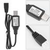7.4V Lipo Battery USB 5V Balance Charging Cable for 9300-9304 1/18 RC Model Car