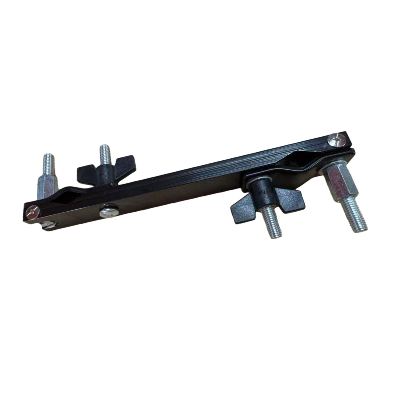 Compacts Length Expander Clamp Facilitating Multiple Directional Setups of Cymbals and Accessories for Drum Stands 1 чёрный