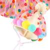 Pet Birthday Hat Bid Set Lovely Soft Pet Birthday Party Decorations Pet Colorful Hat Scarf for Dogs