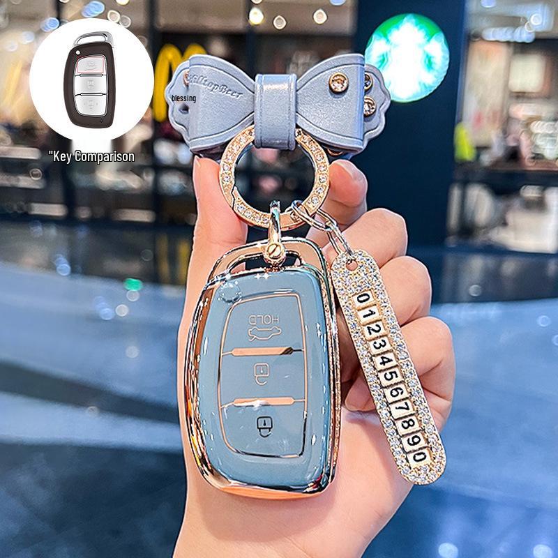 Hyundai Key Cover: Sonata, ix35, Langdong, Mingtu, ix25, Yue Dong, Reina, Elantra Key Shell Bag