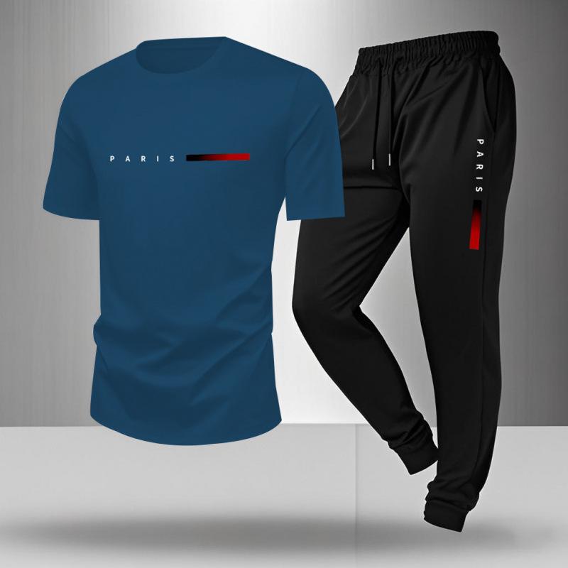 Men's Summer 2025 Outdoor Sports Casual Breathable Two-Piece Suit