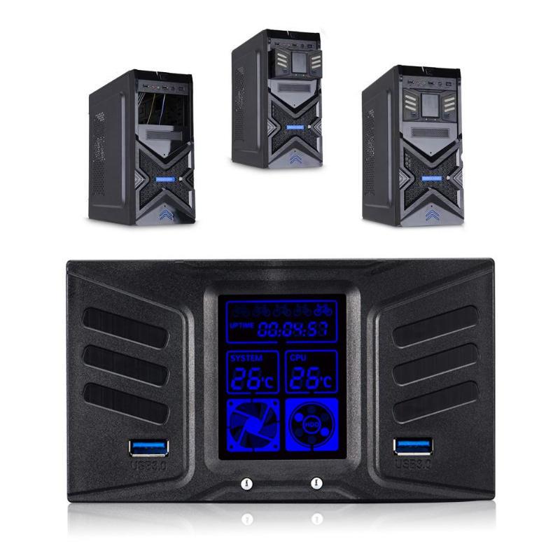 Buy Dual 5.25inch Drive Bay Computer Case Fan Speed Controller with