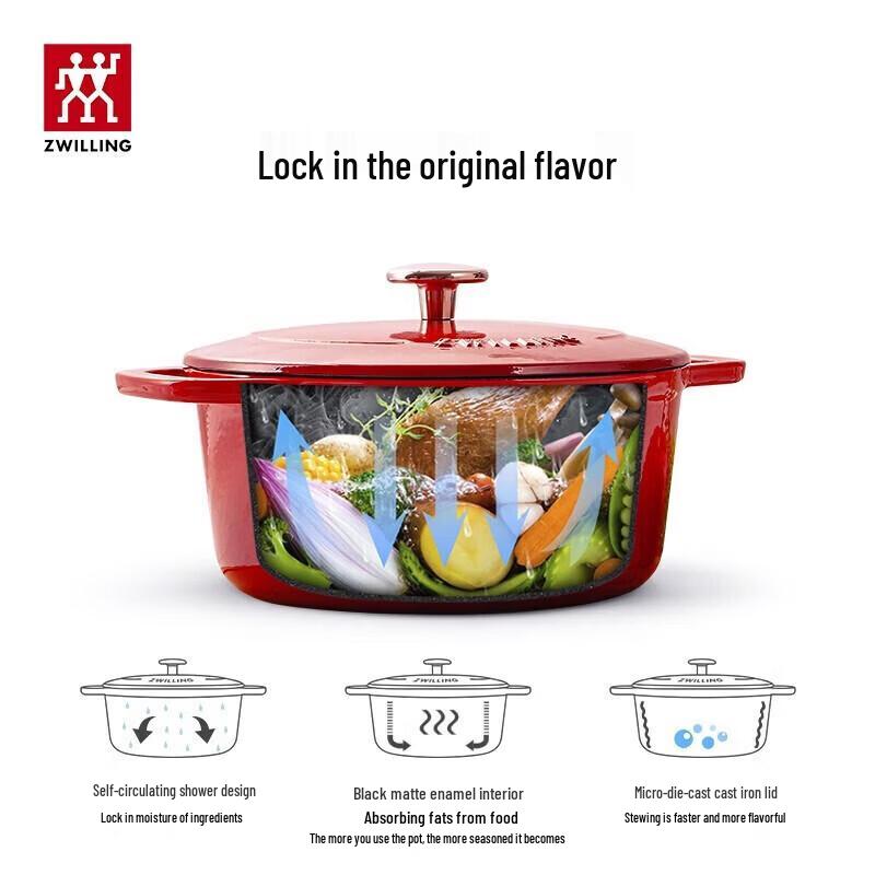 Zwilling Round Cast Iron Stew Pot