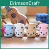 Adorable Plush Milk Tea Cup Keychain Soft Cartoon Animal Bag Ornament