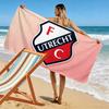 FC Utrecht Print Beach Towel, Large Soft Quick Dry Towel for Beach Camping Swimming