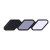 3 Colors Grille Badge Emblem For Toyota Tacoma Tundra 4Runner TRD Highlande Rav4 CHR Strip Air Inlet Auto Car Accessories