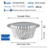 Homeglen Disposable Round Aluminum Foil Bowls with Lids