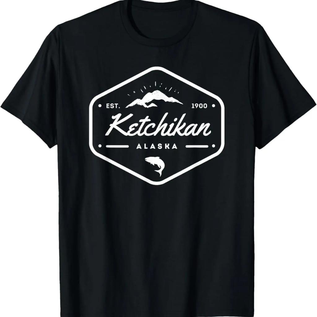 Alaska Retro Vintage Góry & Outdoor Dzika Przyroda Stan T-Shirt