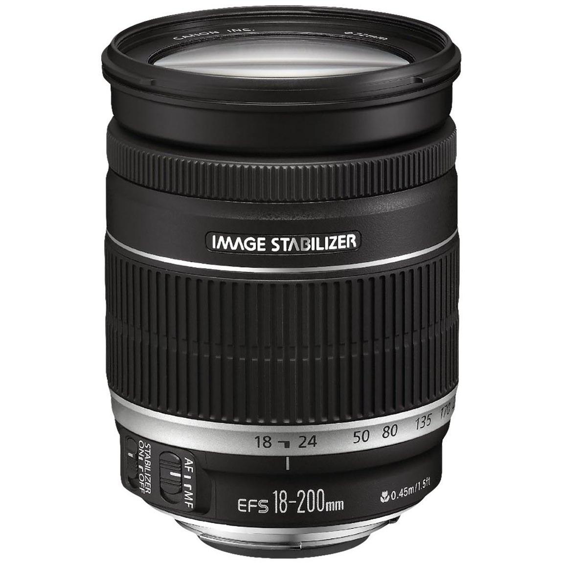 

Canon EF-S 18-200mm F3.5-5.6 IS Telephoto Zoom Lens for APS-C Cameras