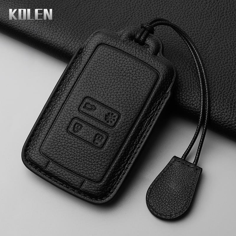 

Leather Car Key Case Cover Shell For Renault Koleos Captur Megane Clio Scenic Talisman Arkana Kadjar Sandero Espace Kangoo Twi