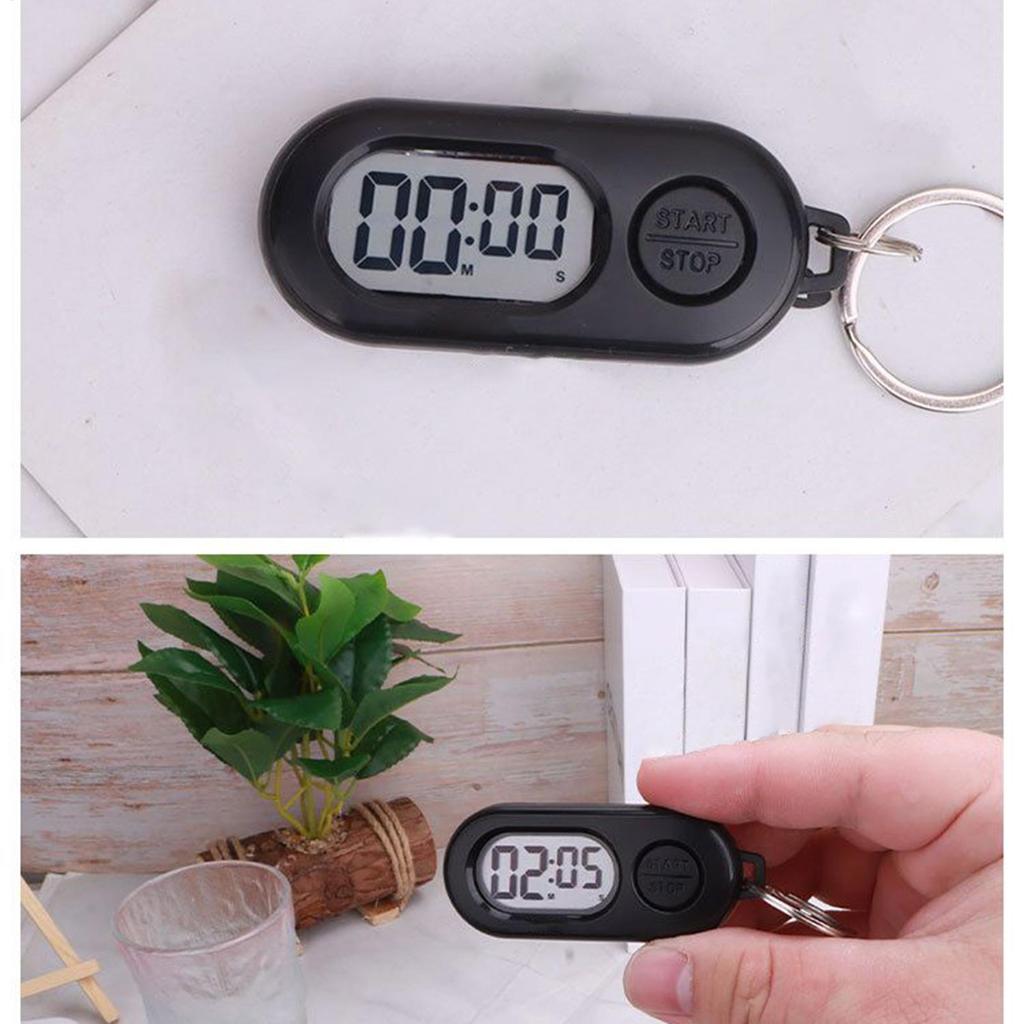 Time Counter Time Counter Keychain for Outdoors stopwatch countdown timer outdoor portable timer pendant