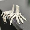 1/2PCS 3D Printed Realistic Flexible Joint Skeleton Hand Model Ghost Halloween Party Decoration Home Ornament