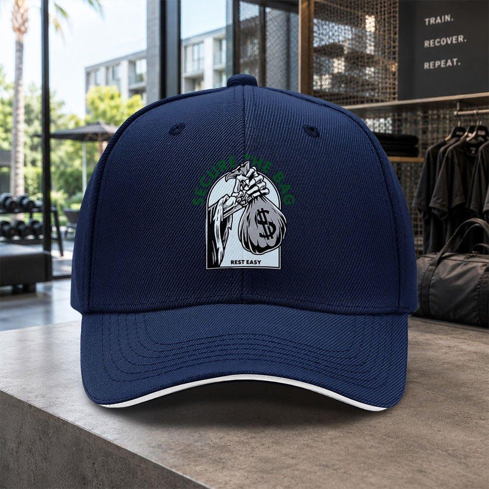 1pc Easy Skull Money Bag Printed Baseball Cap Unisex Easy Lightweight Adjustable Outdoor Dad Hat Suitable For Concerts Parties