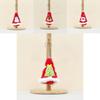 Festive Christmas Plush Hanging Decorations With Cute Santa And Designs Snowman