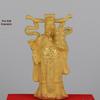Golden Wealth God Velour Figurine for Housewarming, Shop Opening, Feng Shui, and Attracting Prosperity.