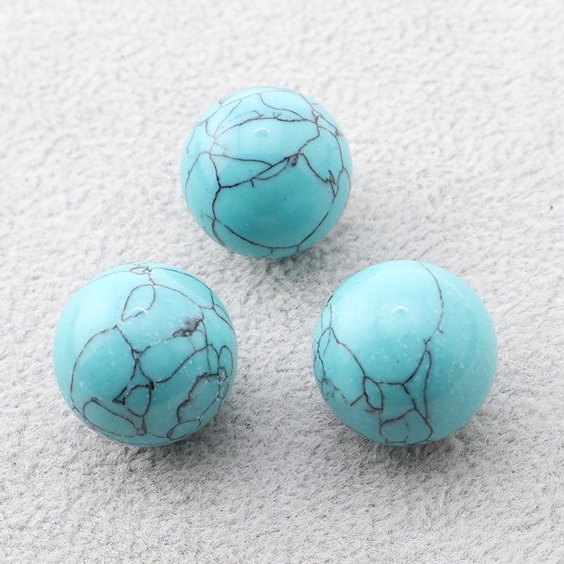 16mm Natural Crystal Agate Round Beads, Holeless, Optional Holes for DIY Ornaments