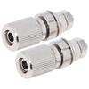 2PCS Binding Post Silver Alloy Contact No Insulation Power Grounding Terminal Post 50025