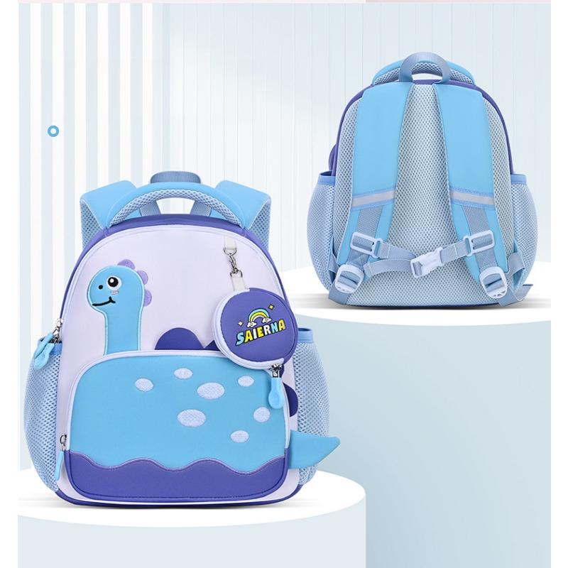 Kindergarten Schoolbag for Girls, Cute Dinosaur Diving Material, Large-capacity Children's Small Schoolbag