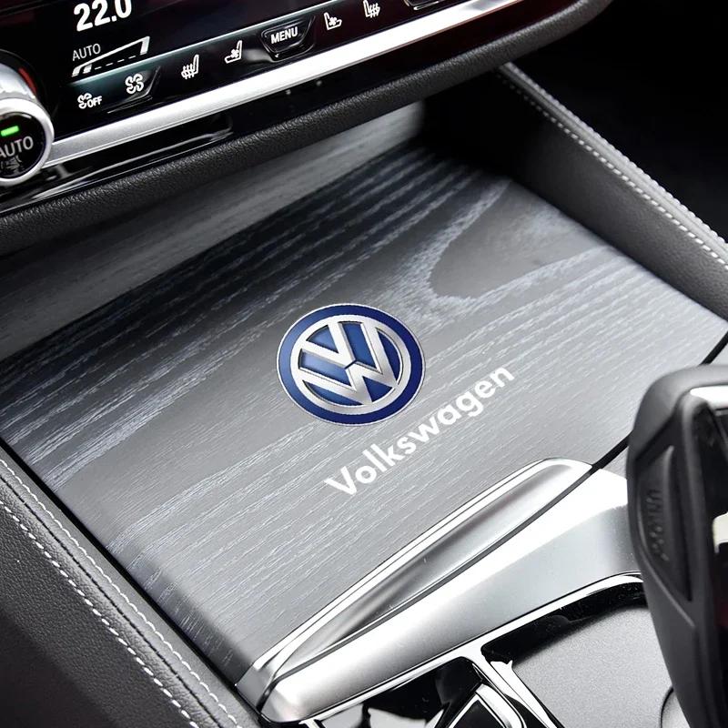 B6 2025 Hot For Volkswagen Car Metal Emblem Wiper Stickers Reflective Decor Decals For Volkswagen GOLF 5 Tiguan Polo Golf 6 Golf