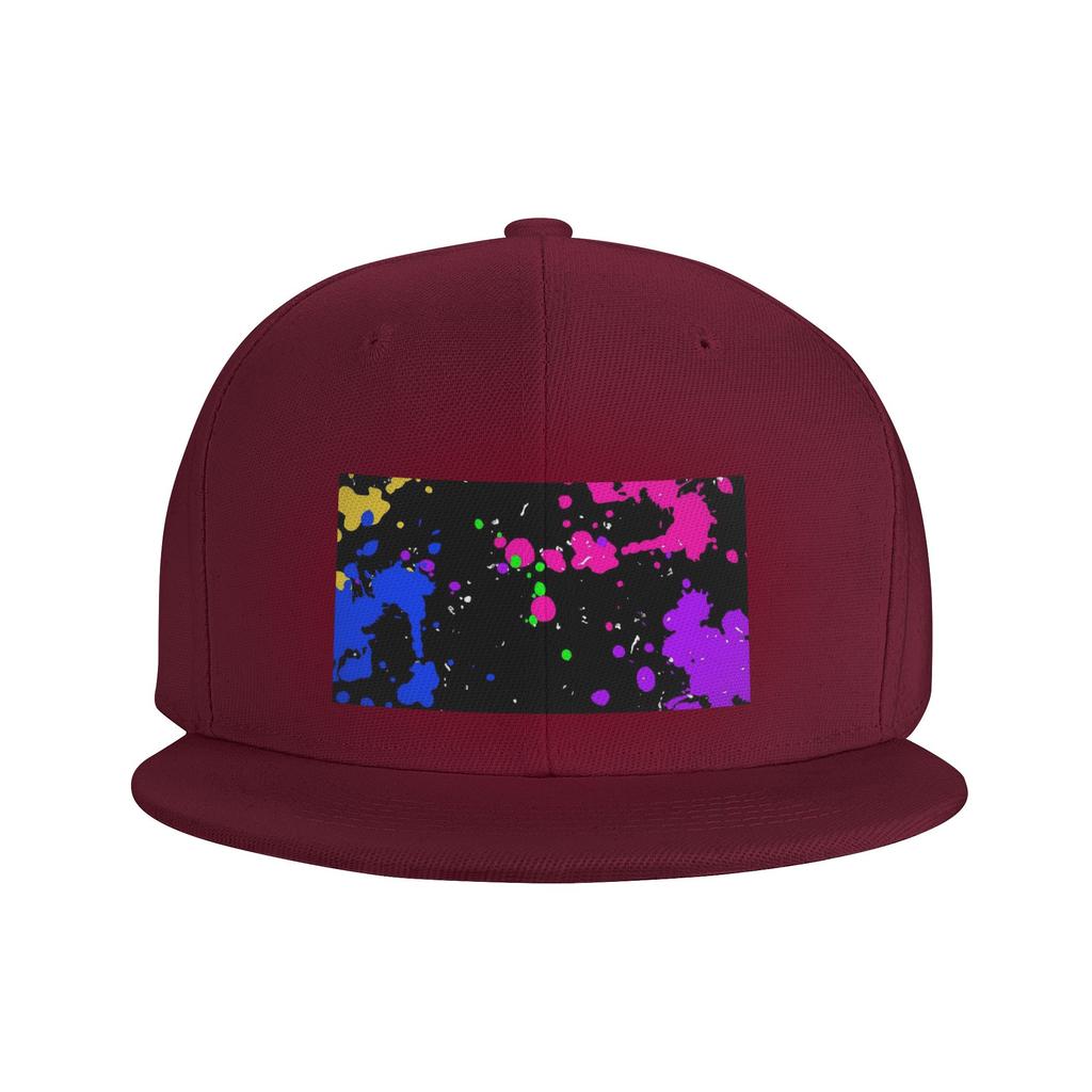 Colorful Graffiti Splatter Print Baseball Caps Snapback Fashion Baseball Hats Breathable Casual Casquette Outdoor for Unisex