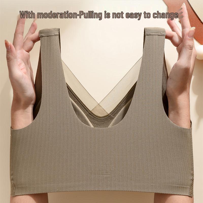 Wire-Free Women's Bra: Anti-Gravity, Seamless, Back-Smoothing, Anti-Sagging, Mesh Lift Sports Vest