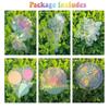 6Pcs/set Suncatcher Window Stickers Rainbow Maker PVC Glass Sticker Sun Catcher Wall Decal Art Home Bedroom Kids Room Decoration