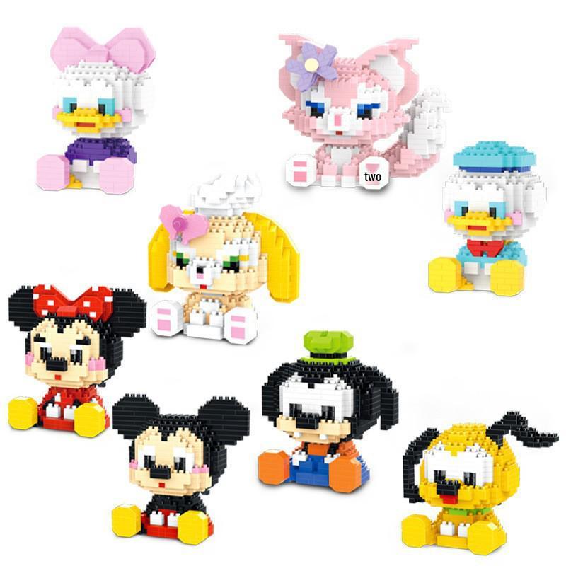LEGO-Compatible Mini Building Blocks: Cartoon Figurines & Educational Toys