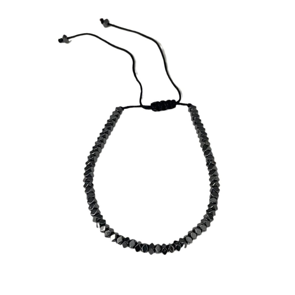 Iridium Minimalist Bracelet Geometric Design Handmade Unisex Jewelry Fashion