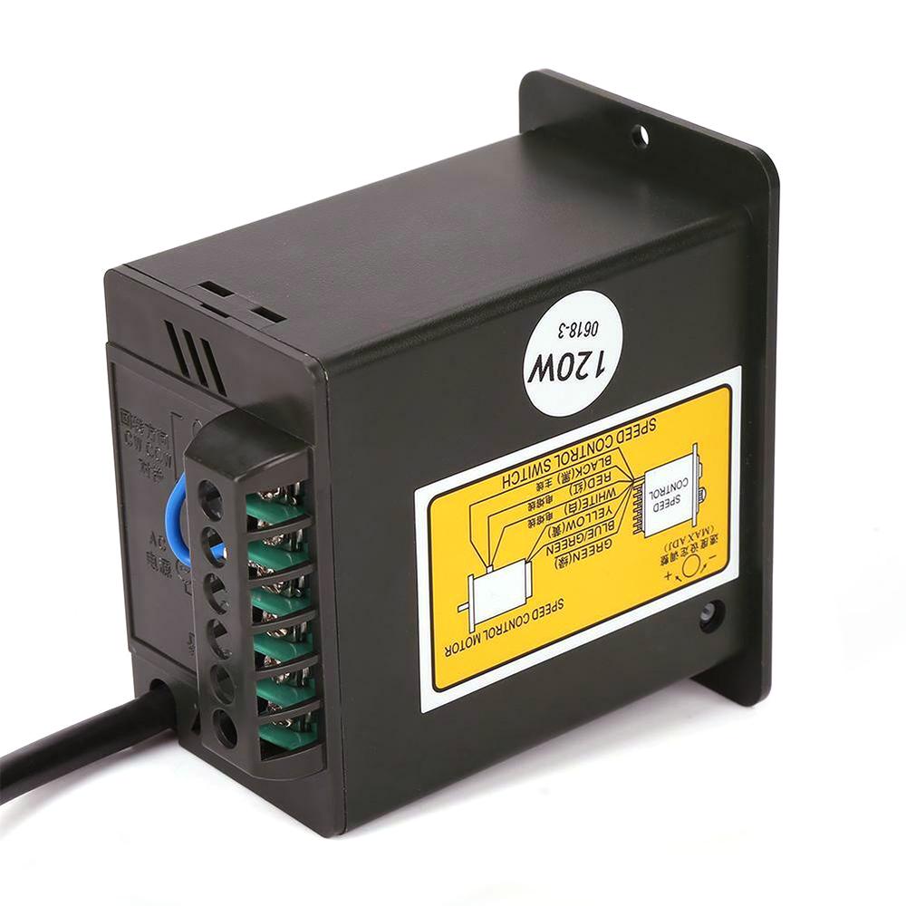 5K 1.2cm Shaft Gear Motor with Speed Controller| 120w Packaging Machine Motor with Speed Controller