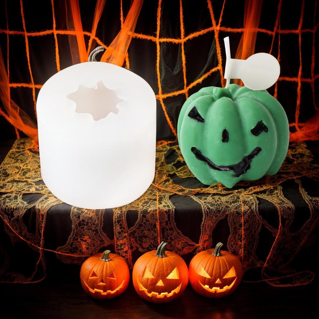 Kürbis Silikonform Kürbis Halloween Silikonformen Für Kerzen Bastelbedarf Halloween Dekorationen Für Seife Gips Kunst