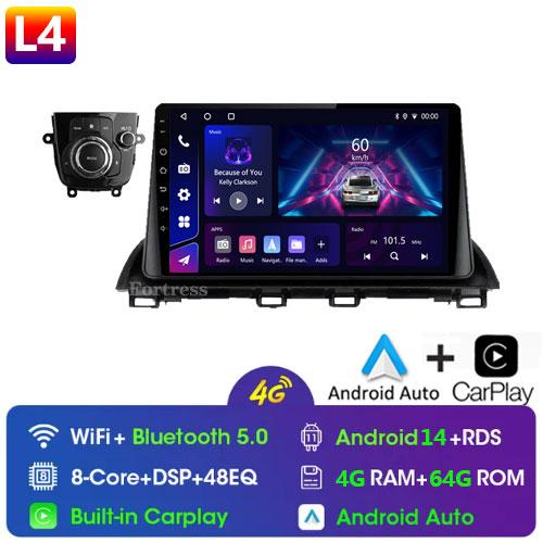 For Mazda 3 Axela 2013 - 2018 2 Din Android Car Stereo GPS WIFI FM Navigation Multimedia Video Player Head Unit Autoradio Radio