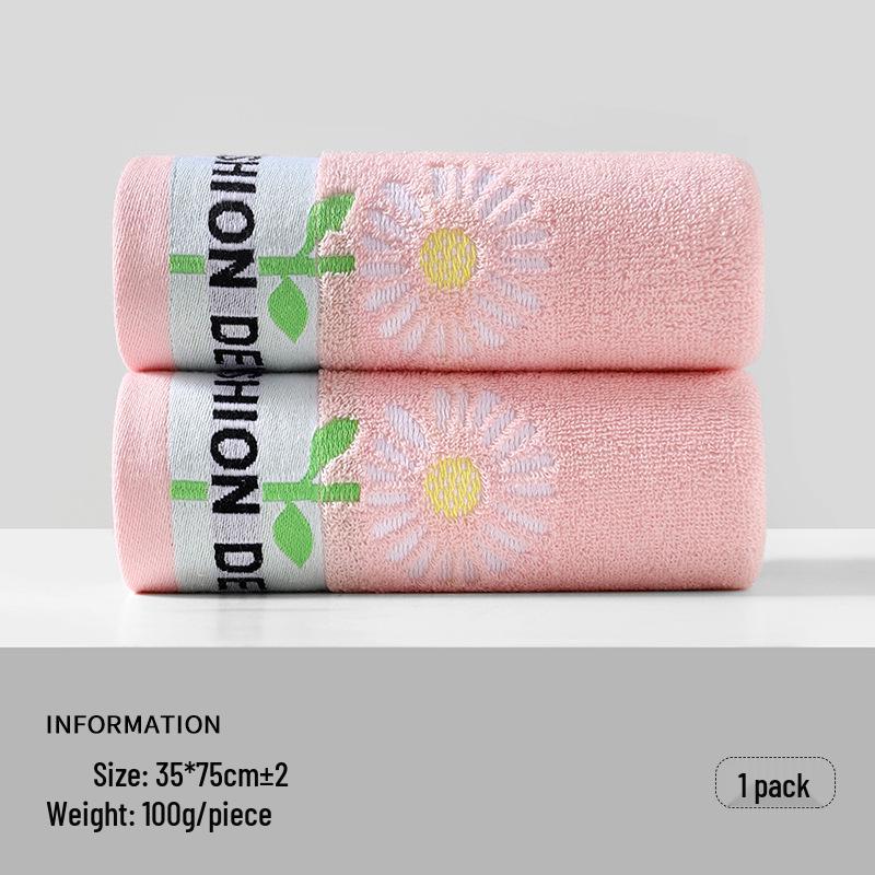 Pure Cotton Jacquard Washcloth: Thick, Absorbent Bath & Face Towel