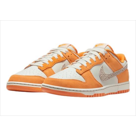 

Nike Dunk Low Safari Swoosh Kumquat 2022 Shoe DR0156-800 EU 42.5 різнокольоровий