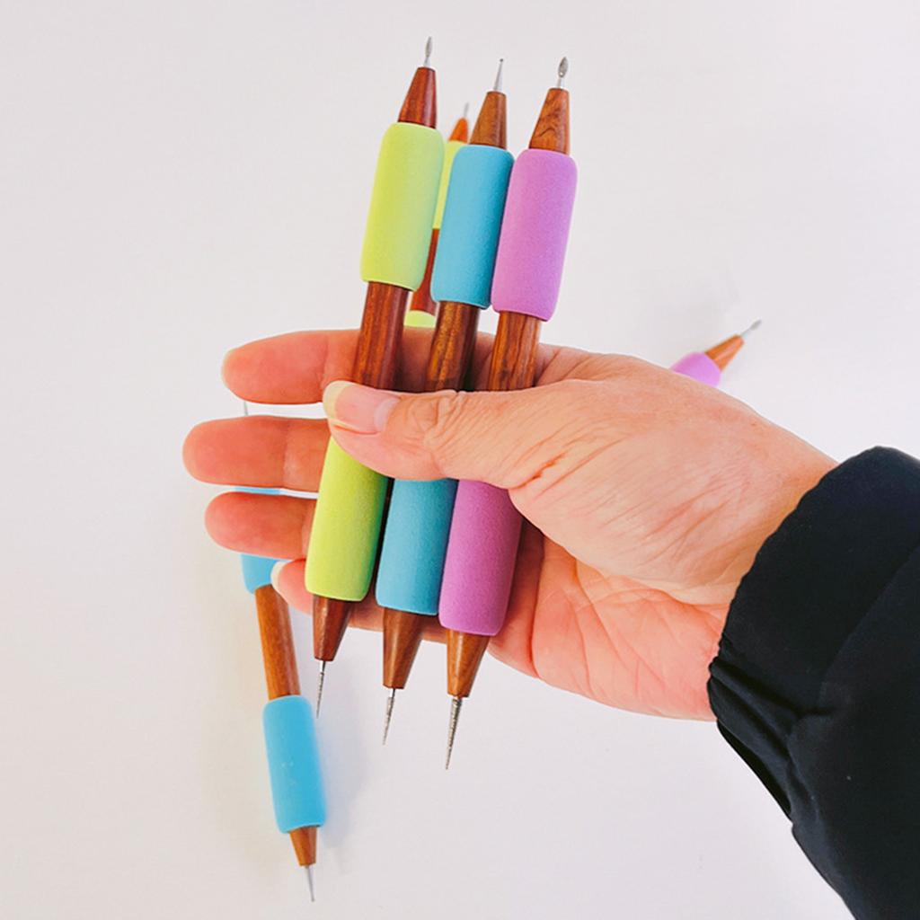 Pottery Texture Carving Tool Double-Ended Carving Needle Engraving Needle Ceramics Decorative Shape Tool for Art Craft