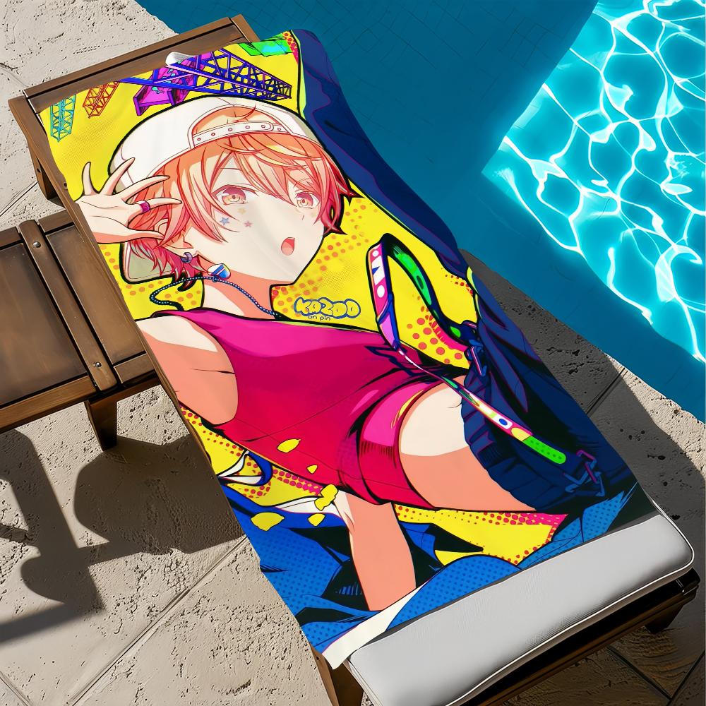 

Singer T-tenma cute Towel Beach Quick Dry Soft T-tsukasa Pool Towels Gift for Travel Gym Shower Camping sports W40*H60(CM)
