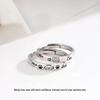 Cartoon Pet Couple Rings for Him and Her: Cute Kitten & Puppy Design, High-End Student Style