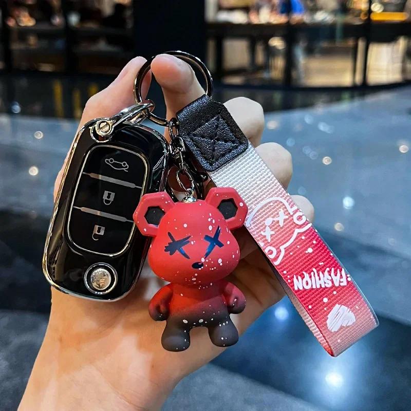 TPU-Schlüsseletui mit 3 Tasten für LADA Vesta Granta XRay Kalina Priora Limousine Sport für Renault Fluence Clio Megane für Mercedes