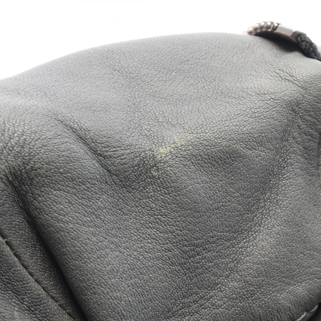 Used LOEWE anagram Tote Bag leather Gray Used Women