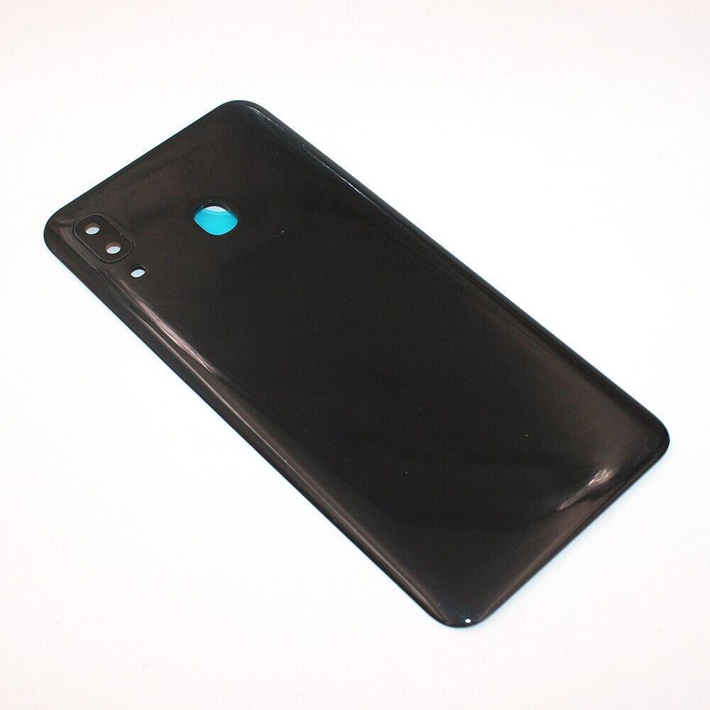 

Заднее стекло для Samsung Galaxy A30 A305, задняя дверная панель, замена батареи с камерой чёрный