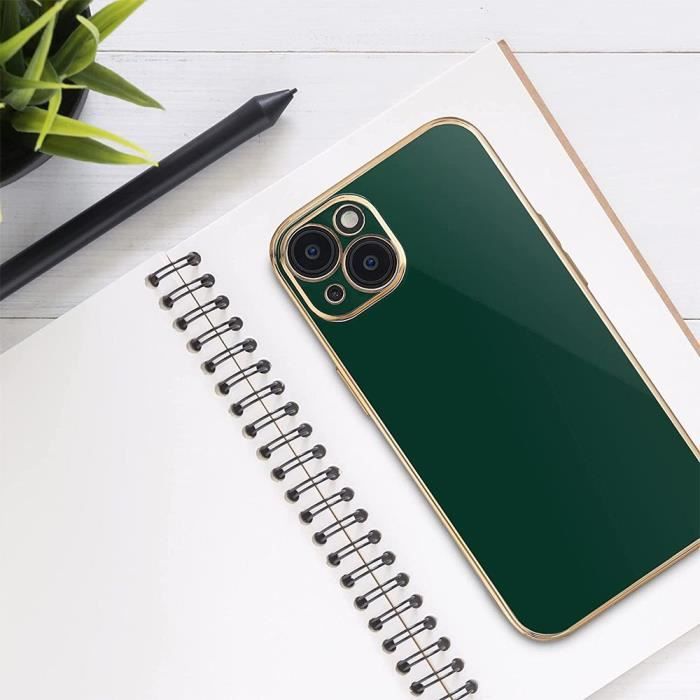 Protective Case - E.F.CONNECTION - for iPhone 13 Pro - Night Green - Flexible - Anti-scratch